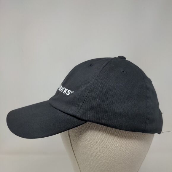 Starbucks Strapback Hat Black One Size Embroidered Employee Uniform - Picture 3 of 7